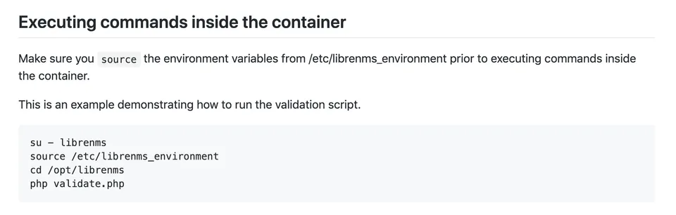 Photo - Validate LibreNMS