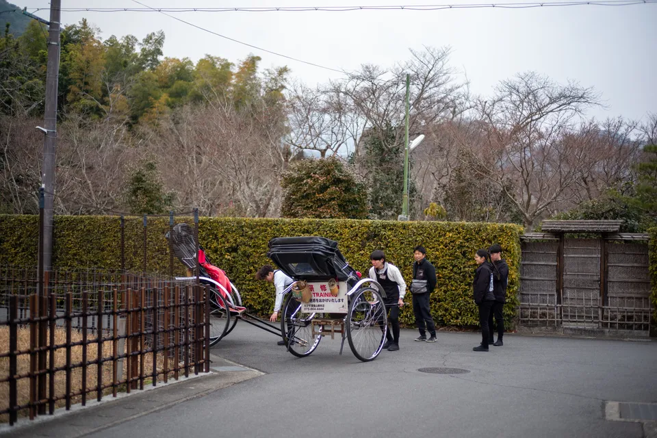 Photo - Rickshaw in training 人力車研修中
