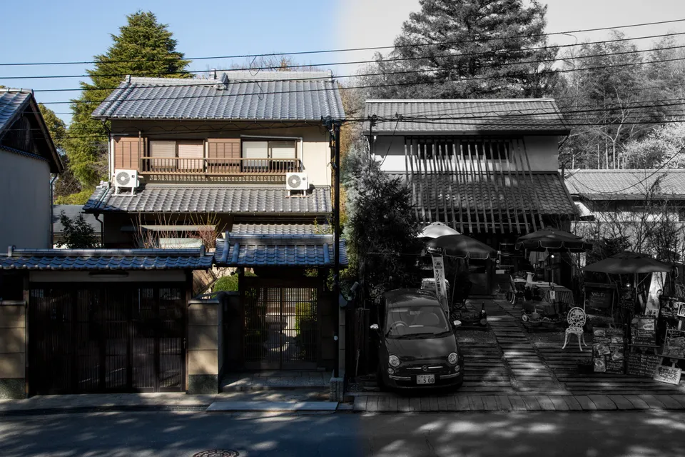 Photo - Old and Modern housing