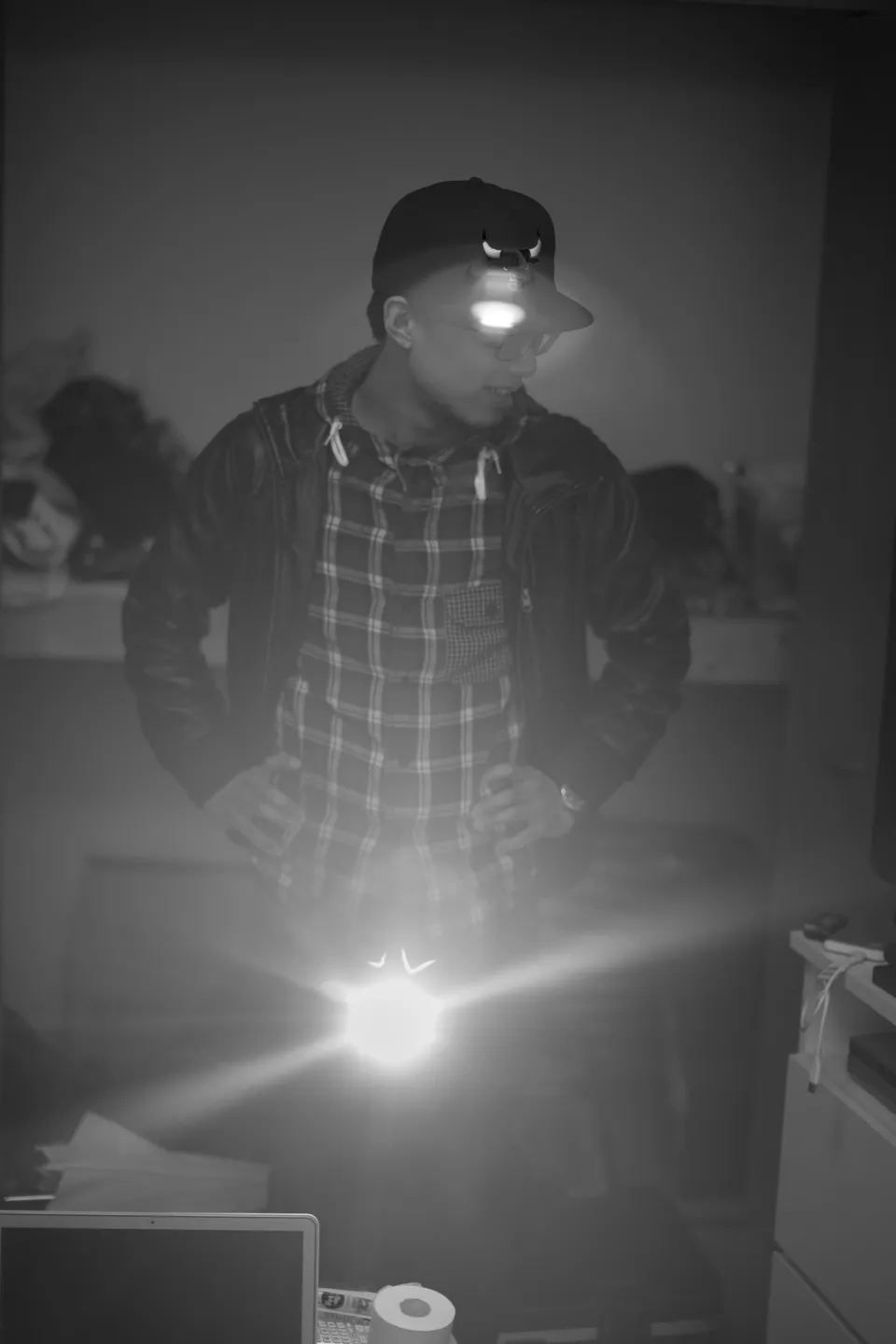 Photo - Man of the Century - Turned out to be a decent shot with lens flare