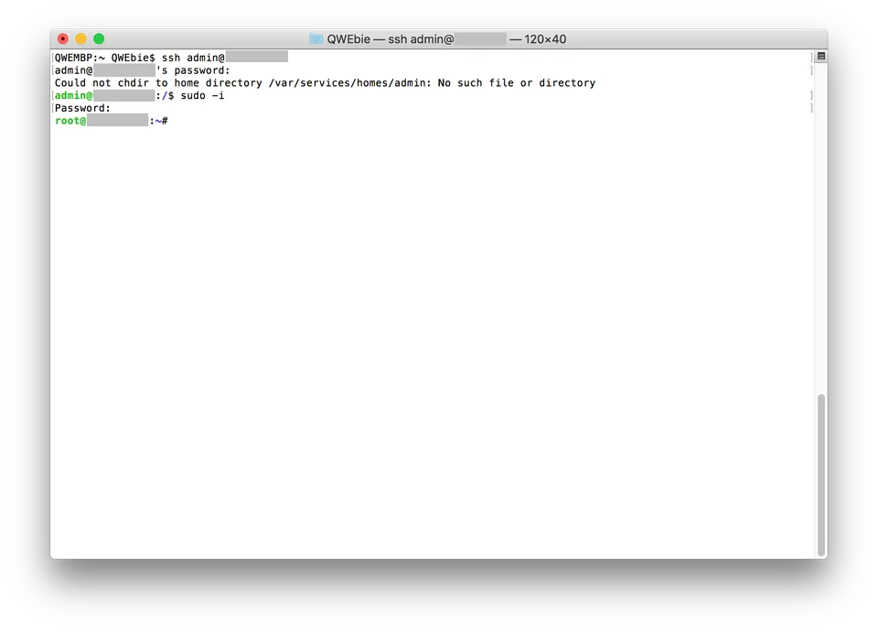 Photo - SSH via Terminal