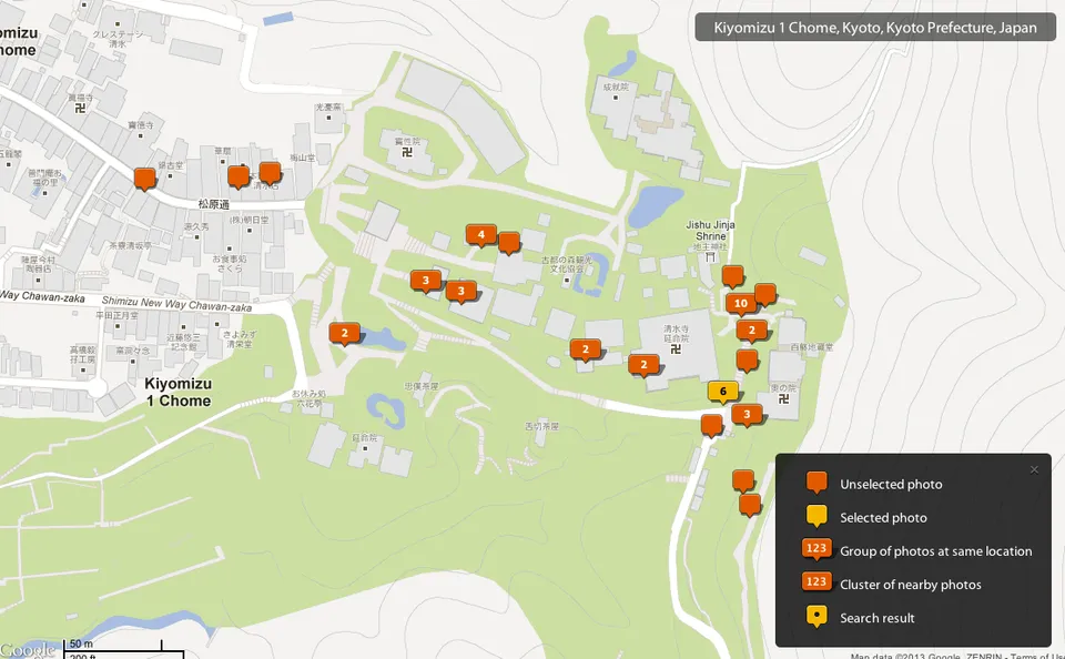 Photo - 6D GPS in Lightroom Map Module