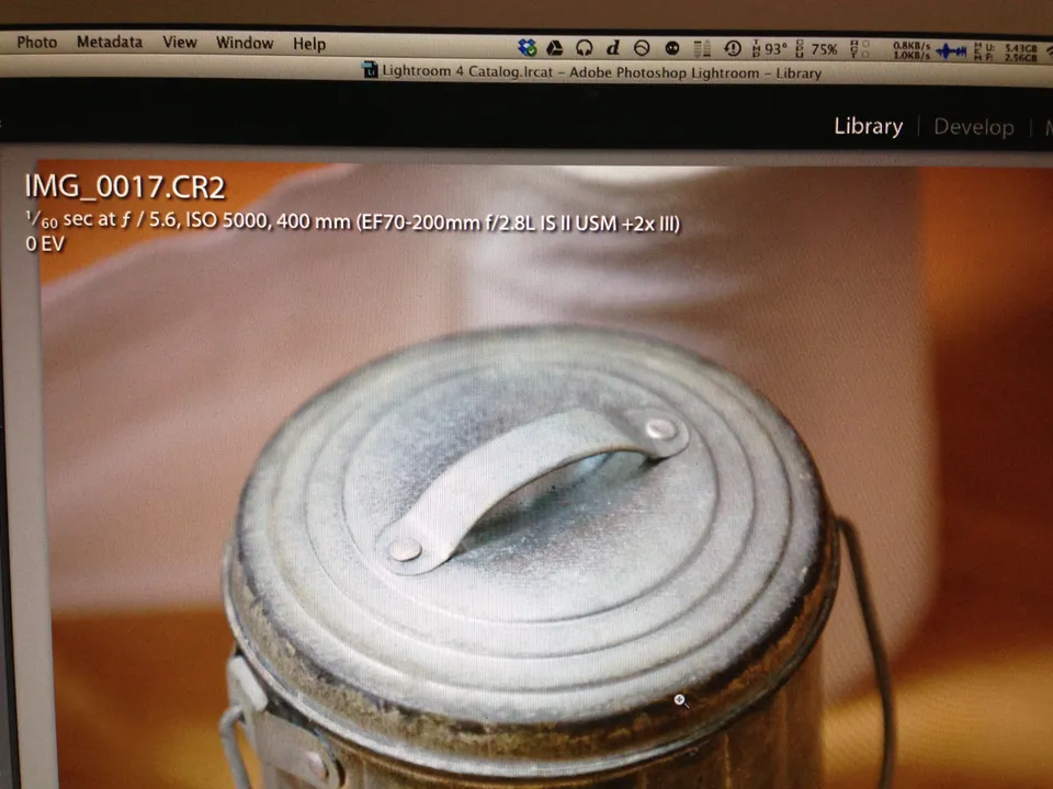 Photo - In Lightroom with extender