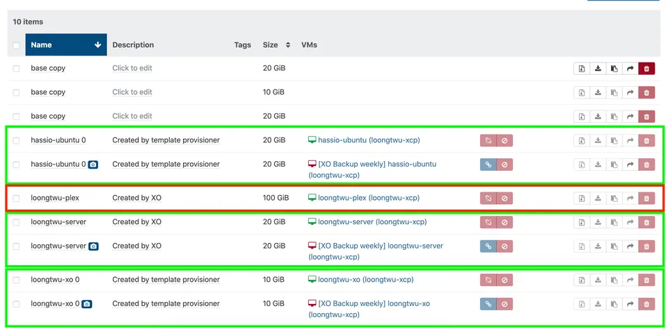 Photo - XCP-ng SR In a glance